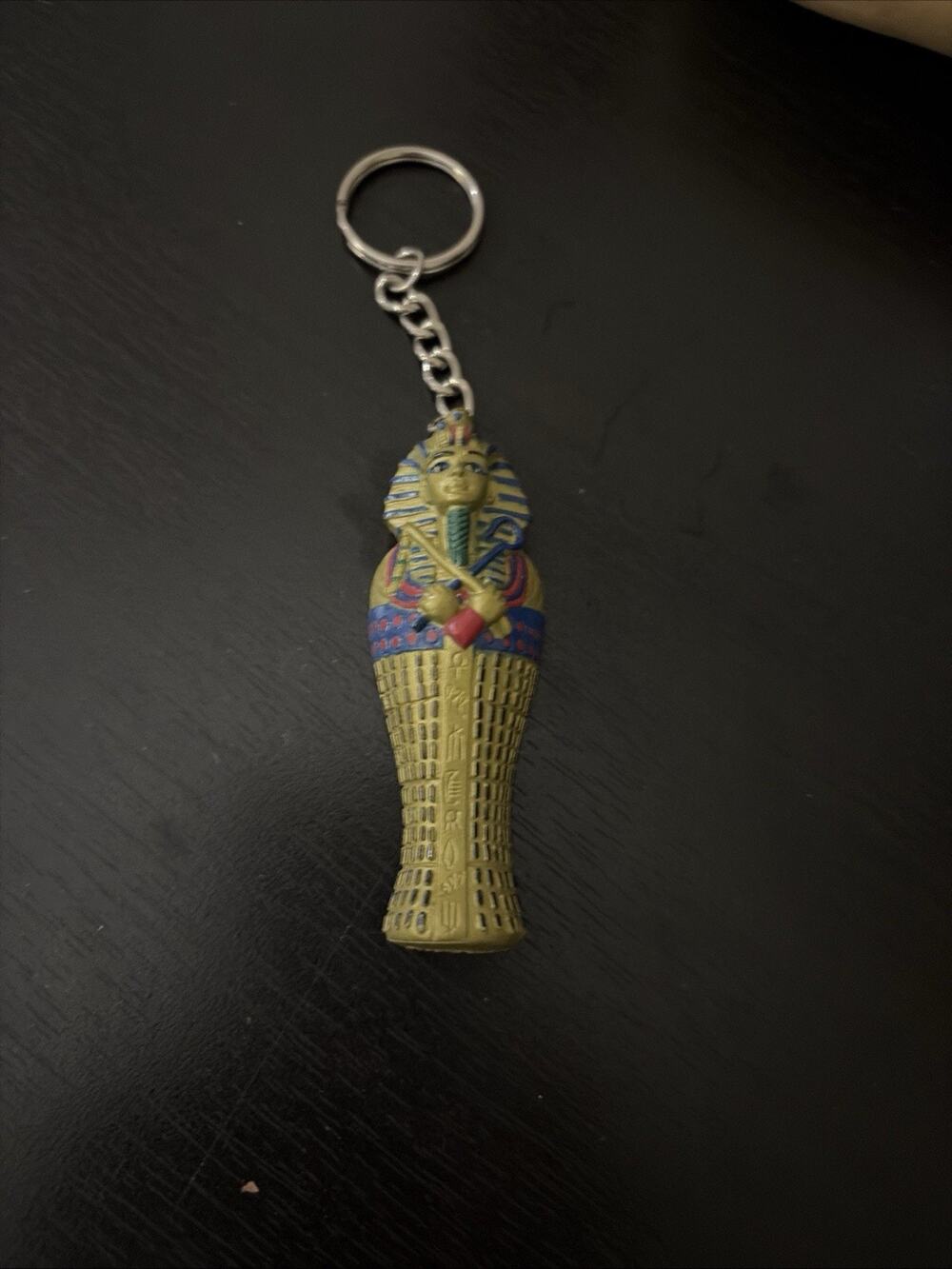 Luxor Casino King Tut Souvenir Egyptian Mummy Sarcophagus Figurine 3” Vintage